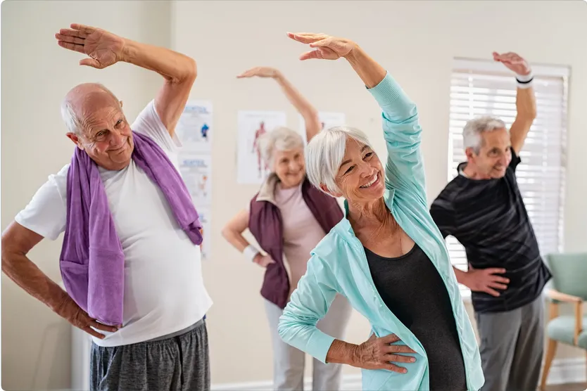 Screenshot 2023 11 29 at 12 13 24 Senior People Stretching at Gym Photos by Canva
